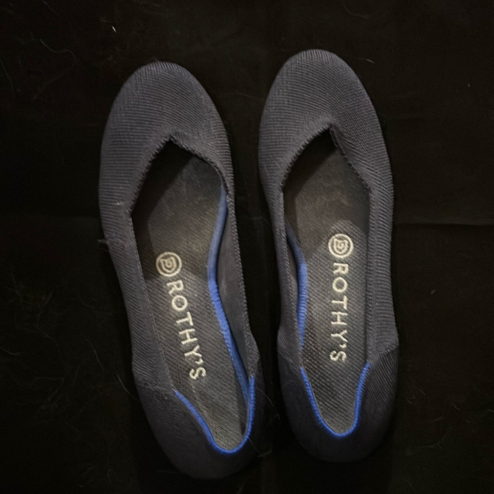 Rothy’s Blue Flats | Size 7.5 | Eco-Friendly & Chic